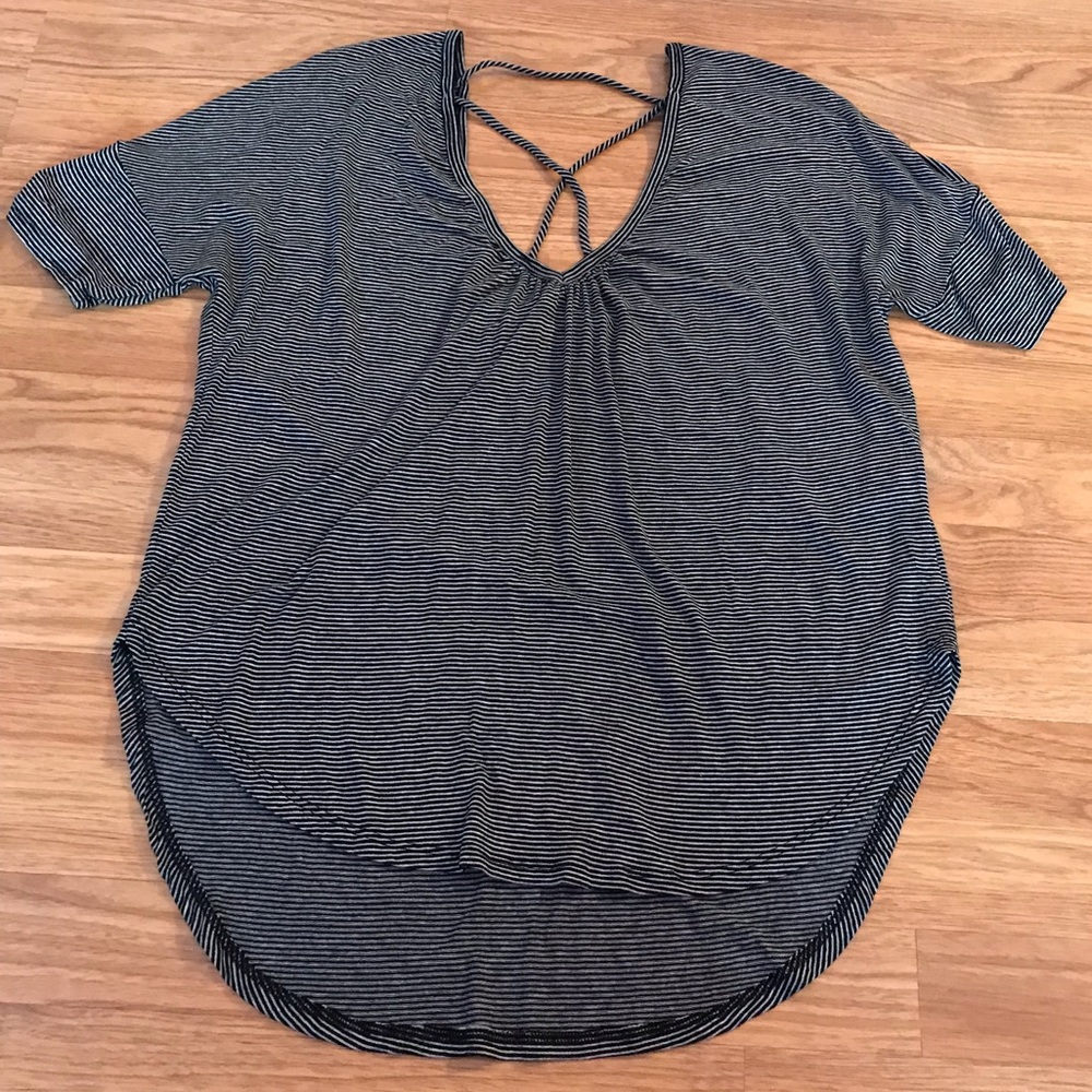 Lush cross front oversized tee